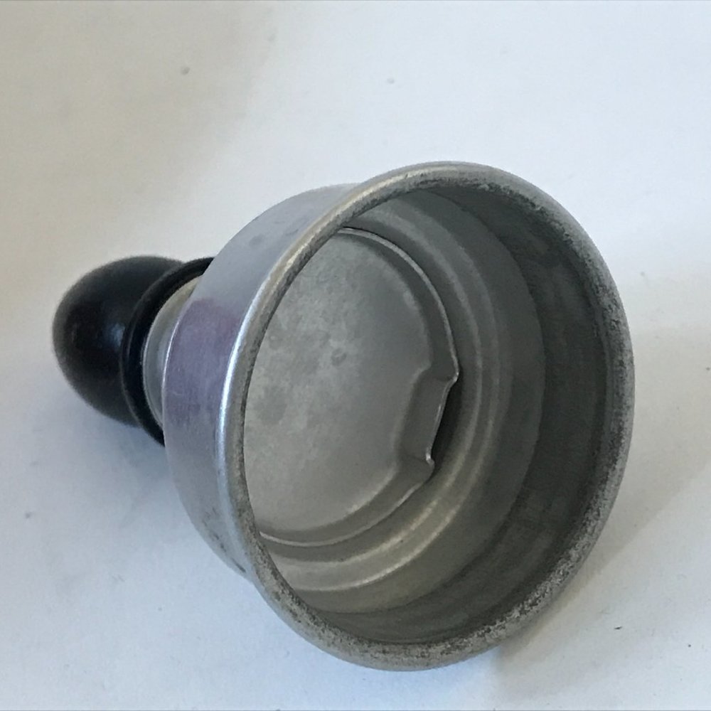 Vintage Comet Whistling Tea Kettle Red The Popula Aluminum Camping Farmhouse - Picture 10 of 15